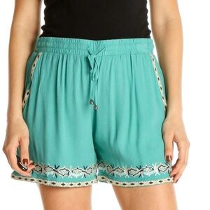 Turquoise Tribal Hei Hei Anthropologie Shorts